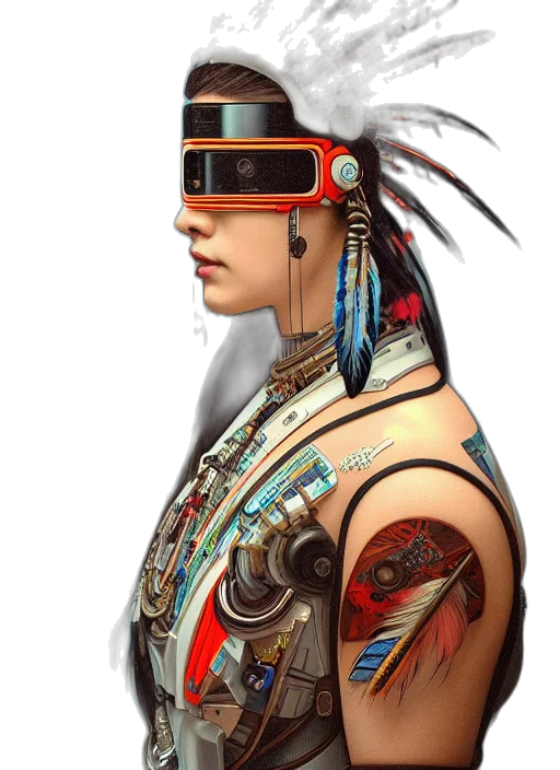 robot, face, jewelry, mask transparent PNG cut-out