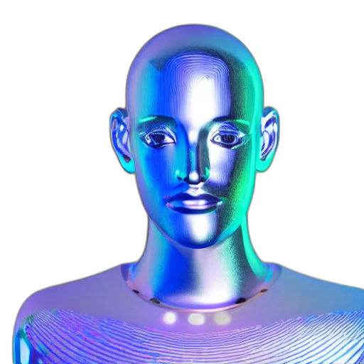 robot, face, mask, creature transparent PNG cut-out