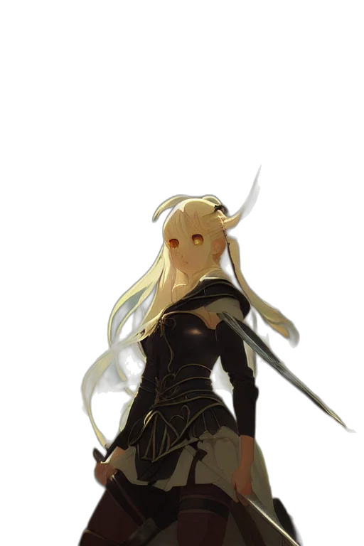 dress, sword, weapon, staff transparent PNG cut-out