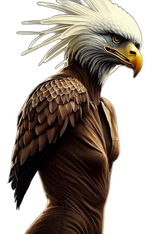 animal, staff, weapon, photorealistic transparent PNG cut-out