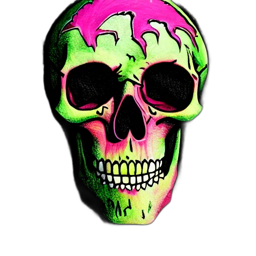 mask, face, hat, vaporwave transparent PNG cut-out