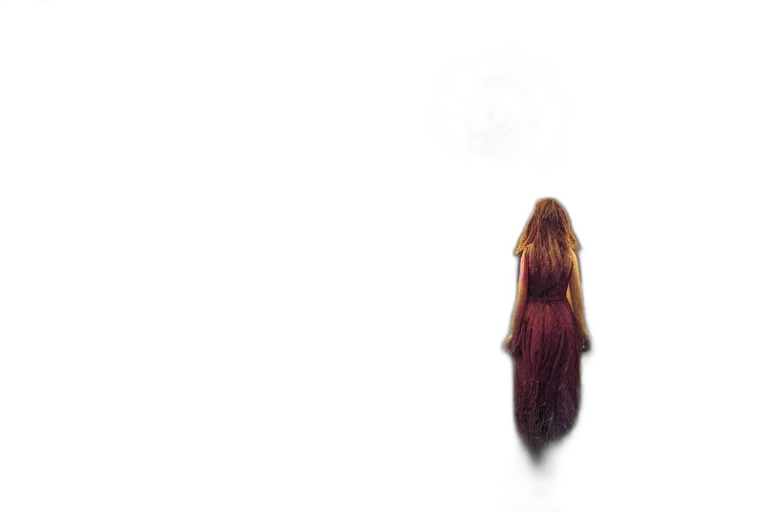hair, dress, creature, animal transparent PNG cut-out