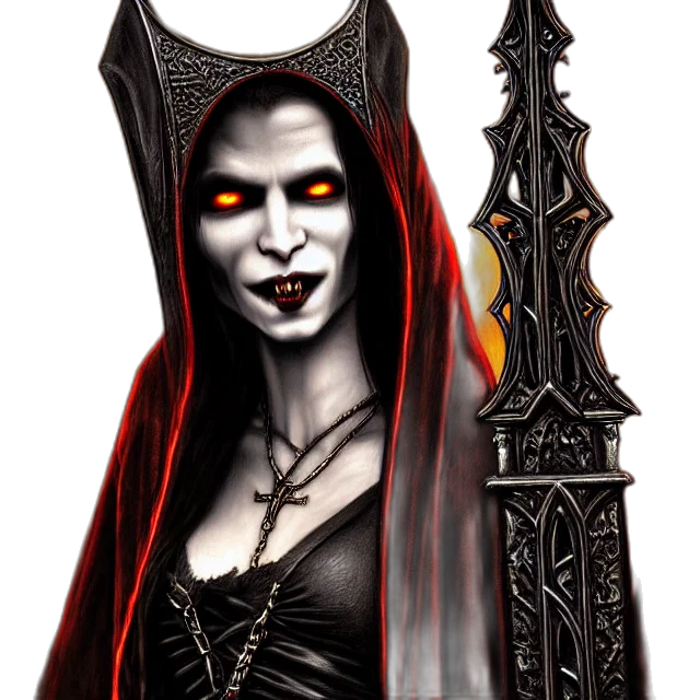 mask, dress, jewelry, staff transparent PNG cut-out