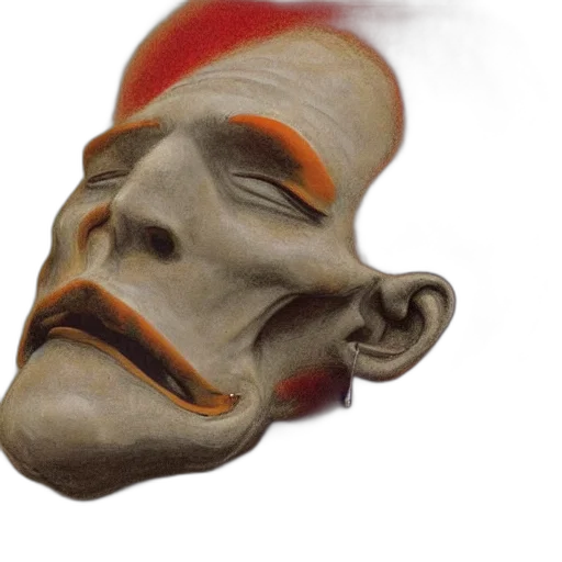 mask, face, creature, staff transparent PNG cut-out