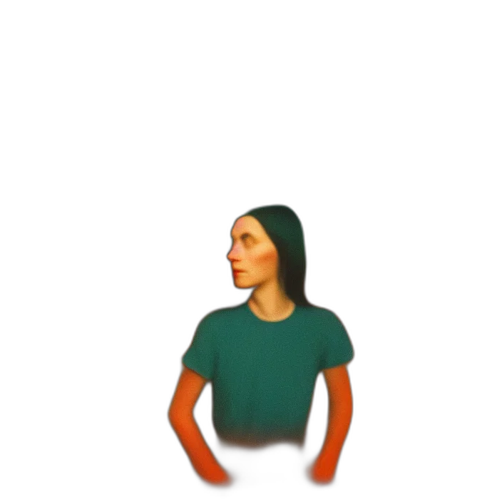 hat, face, jacket, staff transparent PNG cut-out