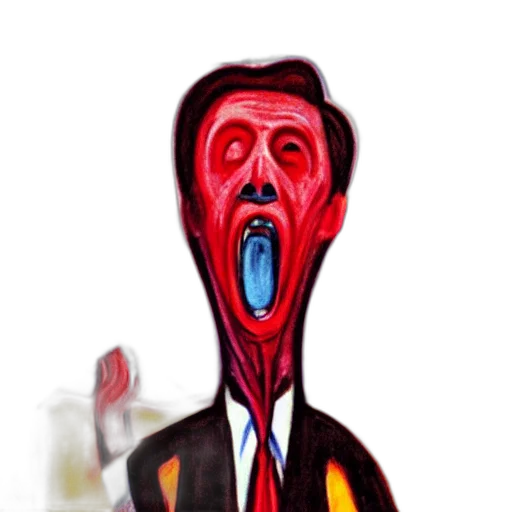 face, mask, creature, staff transparent PNG cut-out