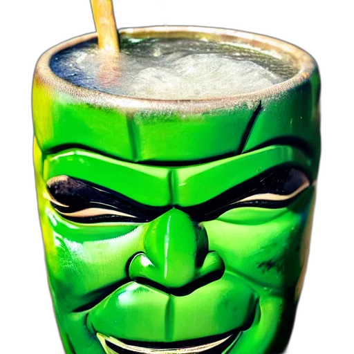 mask, face, bottle, 3d render transparent PNG cut-out