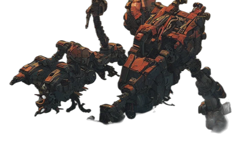 robot, weapon, creature, dragon transparent PNG cut-out