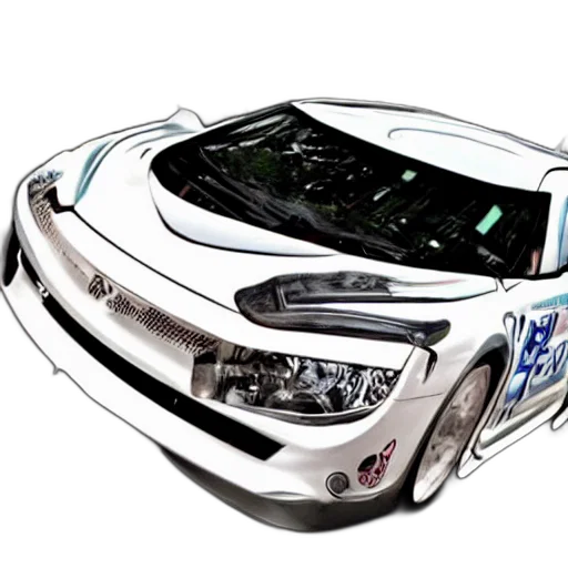 car, 3d render, concept art, photorealistic transparent PNG cut-out