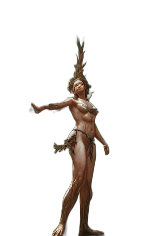 staff, creature, weapon, crown transparent PNG cut-out