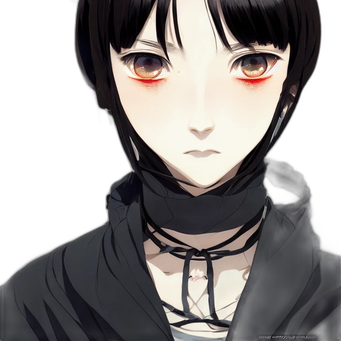 face, mask, staff, creature transparent PNG cut-out