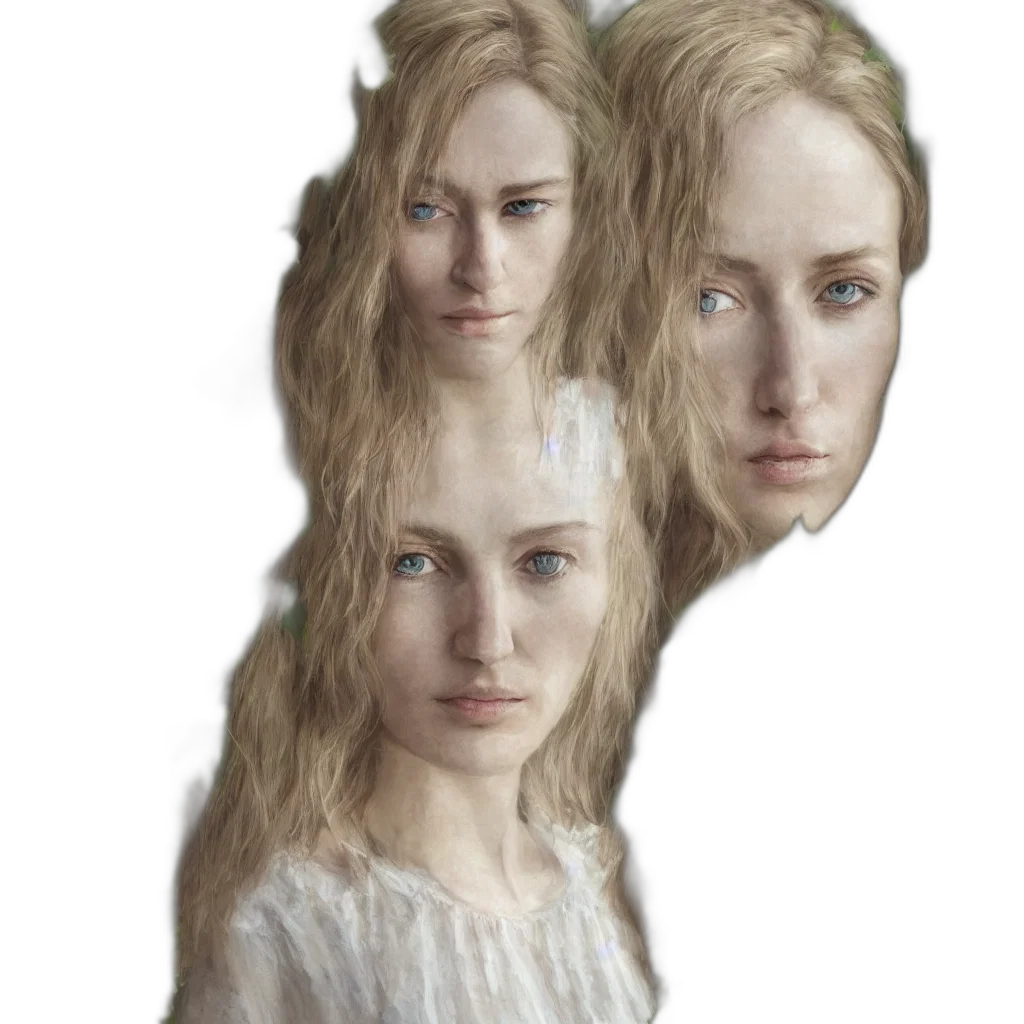 face, hair, crown, mask transparent PNG cut-out
