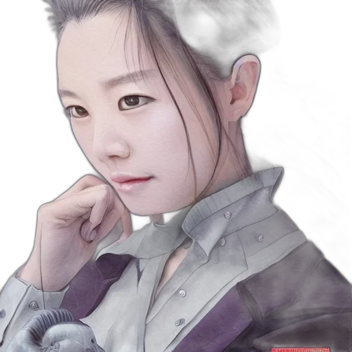face, staff, dragon, photorealistic transparent PNG cut-out