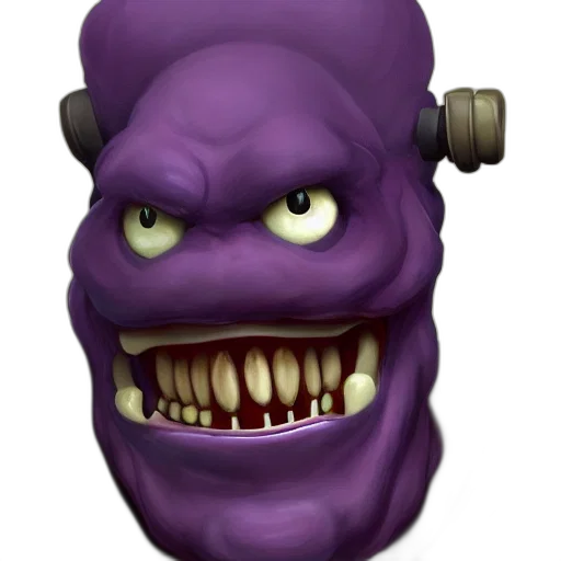 creature, face, mask, staff transparent PNG cut-out