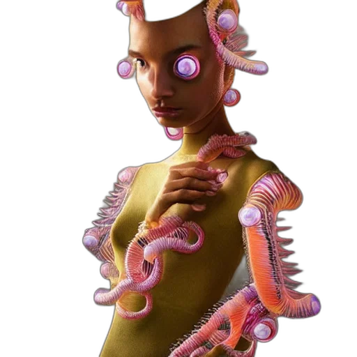 robot, creature, staff, animal transparent PNG cut-out
