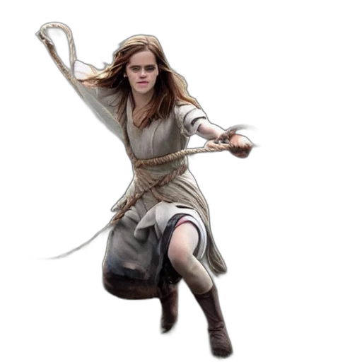 sword, staff, hair, weapon transparent PNG cut-out