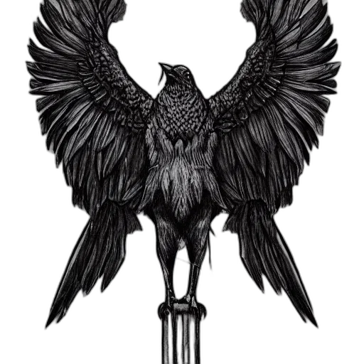 dragon, staff, crown, weapon transparent PNG cut-out
