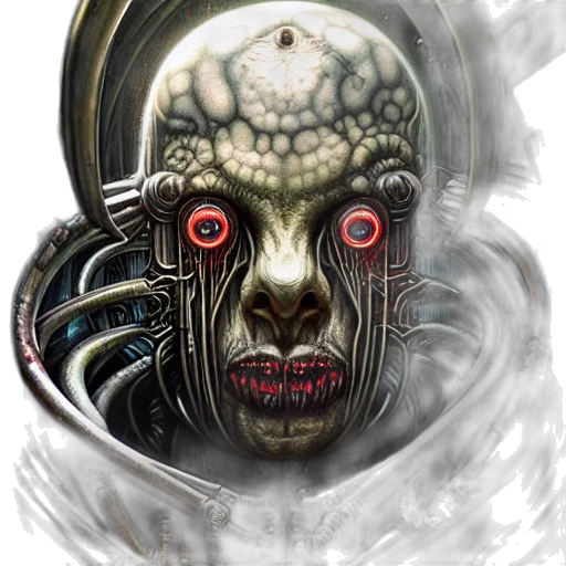 mask, face, robot, creature transparent PNG cut-out