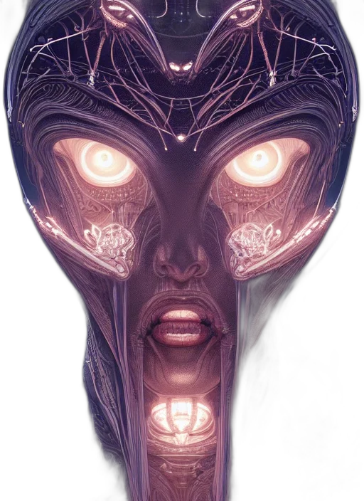 mask, face, creature, crown transparent PNG cut-out