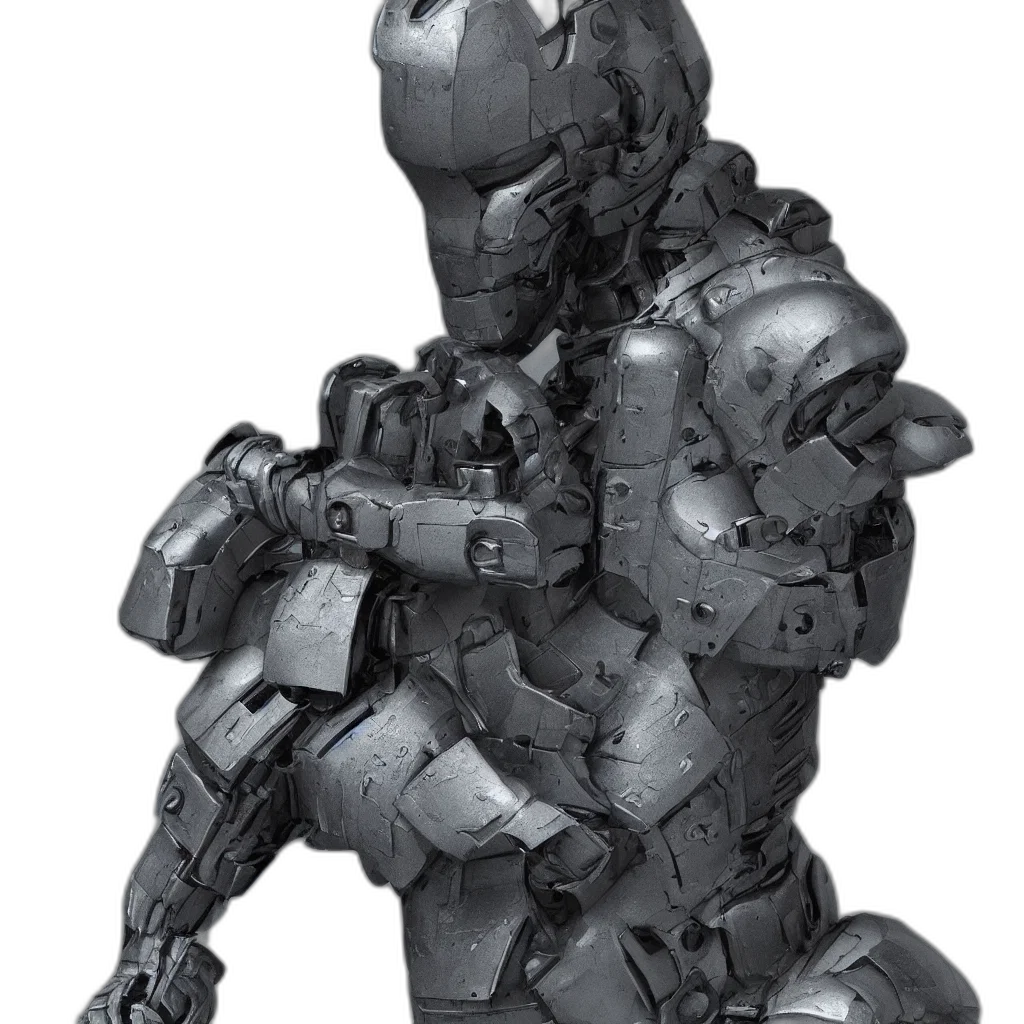 robot, weapon, concept art, 3d render transparent PNG cut-out