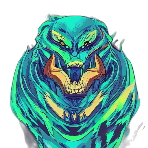 mask, dragon, creature, face transparent PNG cut-out