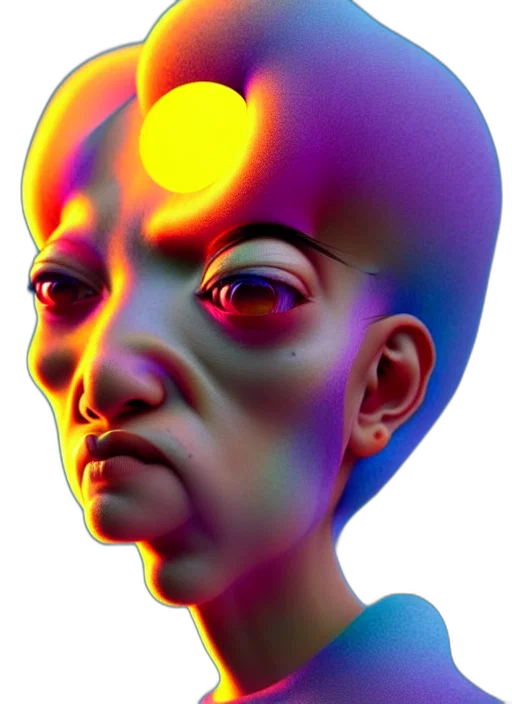 face, robot, mask, creature transparent PNG cut-out