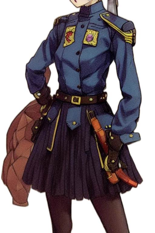 staff, jacket, weapon, dress transparent PNG cut-out