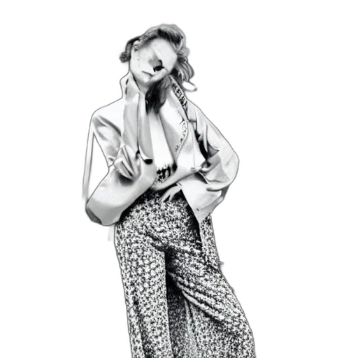 dress, jacket, staff, photorealistic transparent PNG cut-out