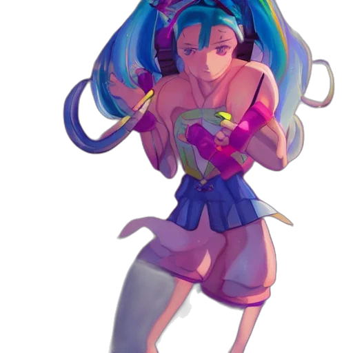 dress, staff, weapon, creature transparent PNG cut-out