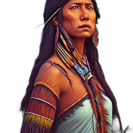 face, jewelry, staff, weapon transparent PNG cut-out
