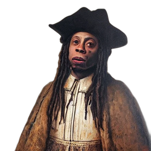 hat, jacket, face, staff transparent PNG cut-out