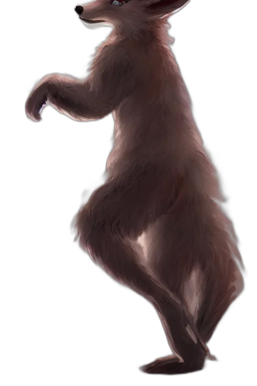 creature, animal, hair, staff transparent PNG cut-out
