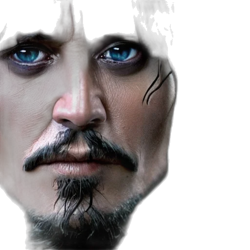 face, mask, robot, hair transparent PNG cut-out