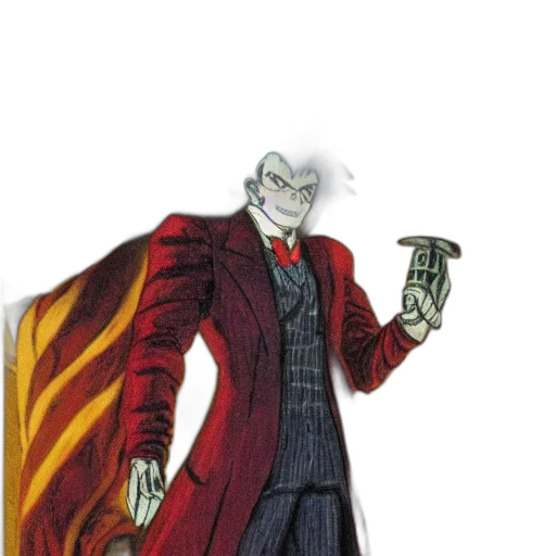 jacket, mask, staff, concept art transparent PNG cut-out