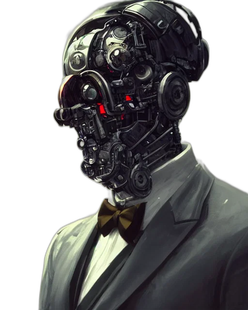 robot, mask, face, creature transparent PNG cut-out