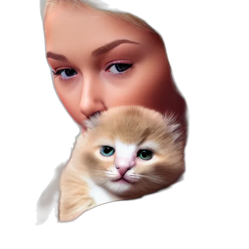 face, animal, creature, hat transparent PNG cut-out