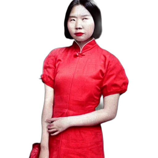 dress, staff, jacket, face transparent PNG cut-out