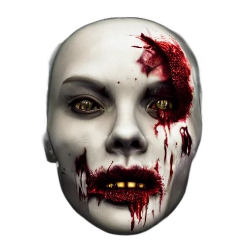 mask, face, photorealistic, 3d render transparent PNG cut-out