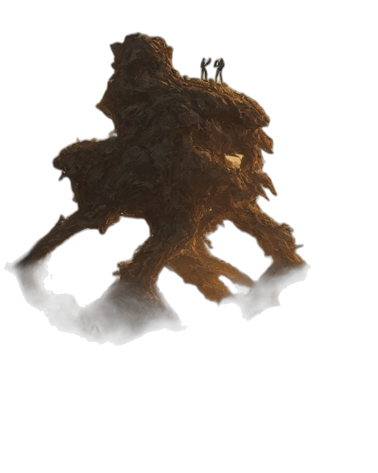 creature, tree, hair, animal transparent PNG cut-out
