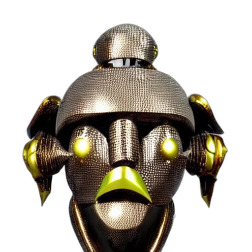 mask, robot, face, crown transparent PNG cut-out