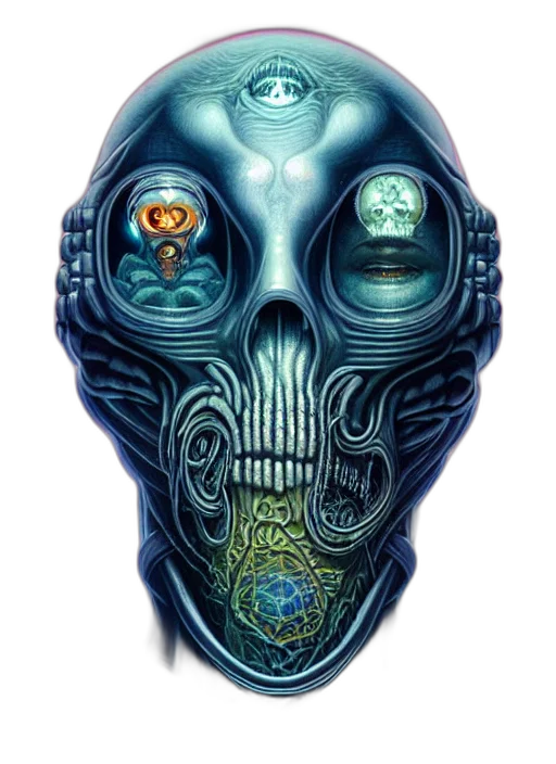 mask, robot, face, creature transparent PNG cut-out