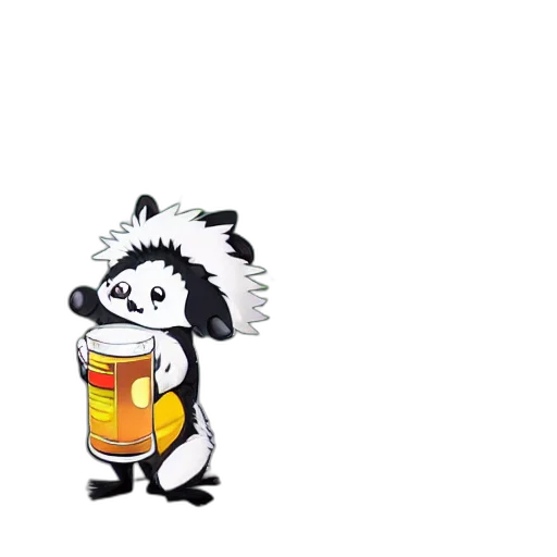 animal, cartoon, pixel art, concept art transparent PNG cut-out