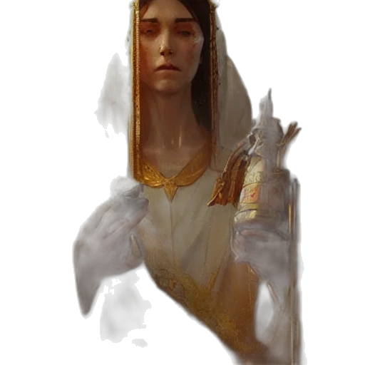 crown, face, sword, staff transparent PNG cut-out