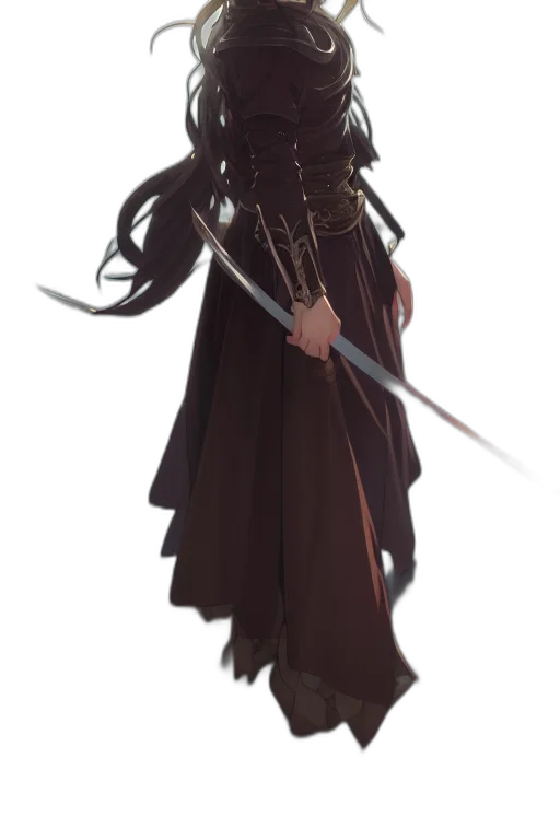 staff, sword, weapon, dress transparent PNG cut-out