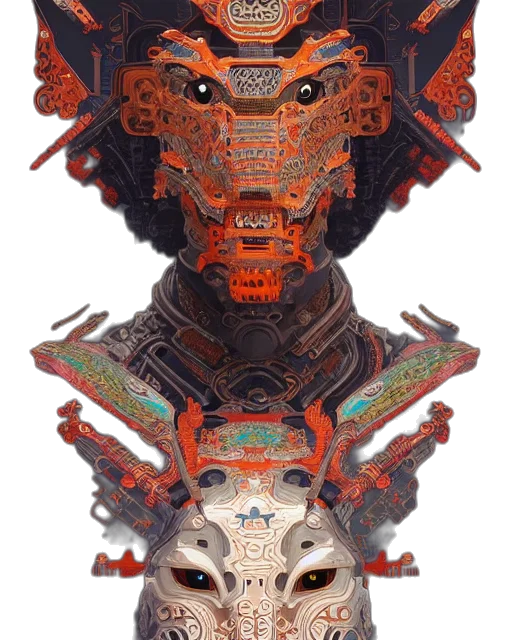 mask, dragon, face, creature transparent PNG cut-out