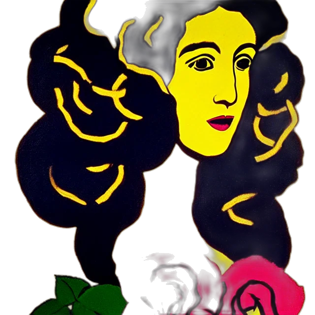 crown, flower, face, jewelry transparent PNG cut-out