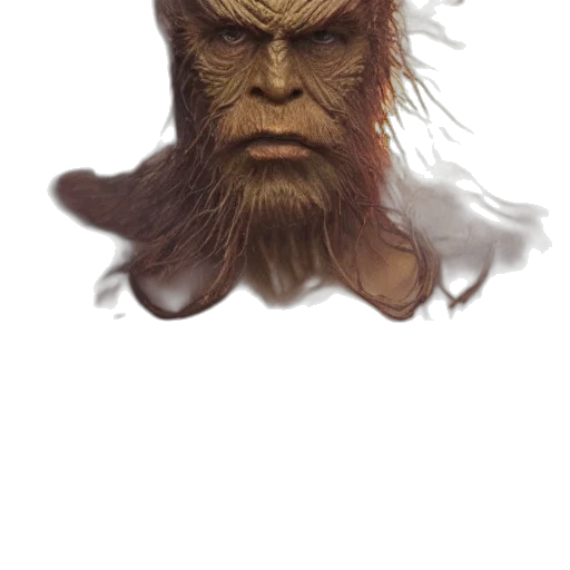 creature, mask, face, hair transparent PNG cut-out