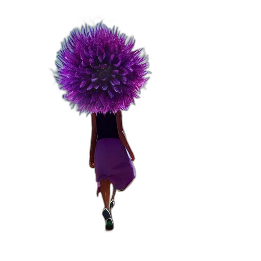flower, umbrella, staff, hat transparent PNG cut-out