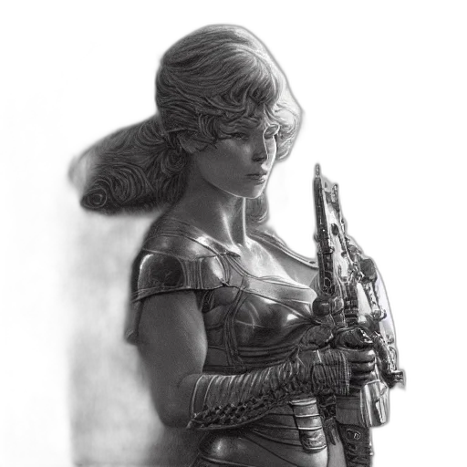 weapon, concept art, comic book art, fantasy art transparent PNG cut-out