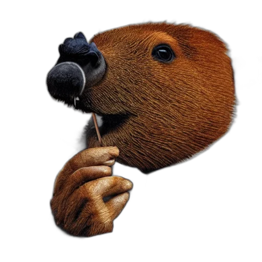 animal, staff, face, hat transparent PNG cut-out